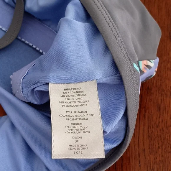 Free Country Womens Swim Top z100 - Picture 8 of 8